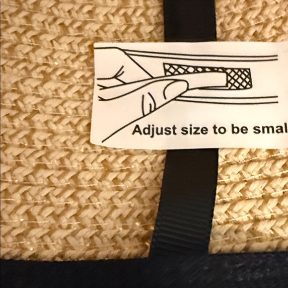 Furtalk tan straw hat with brown leather strap - Picture 7 of 12